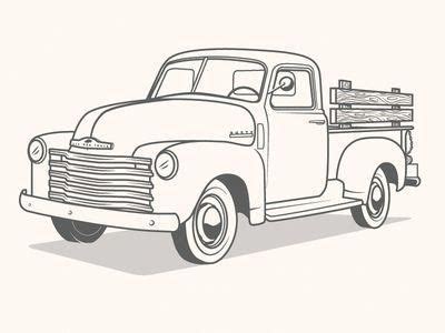 classic cars chevy classictrucks truck coloring pages truck crafts