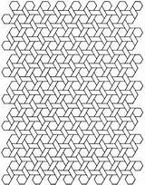 Coloring Geometric Leopardo Textura Rayada Tela Liberty Honeycomb Fabrics sketch template