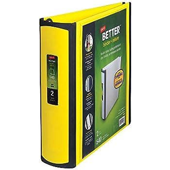 amazoncom staples  binder   yellow office products