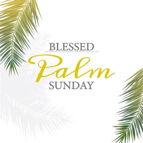 We Wish You A Blessed Palm Sunday May It Bring You Peace
