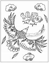 Soar Eagles Drawing Wings Getdrawings sketch template