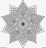 Coloring Pages Adults Printable Cool Awesome Adult Books Geometric Template Old Mandala Color Sheets Star Print Girls Designs Mosaic Pattern sketch template