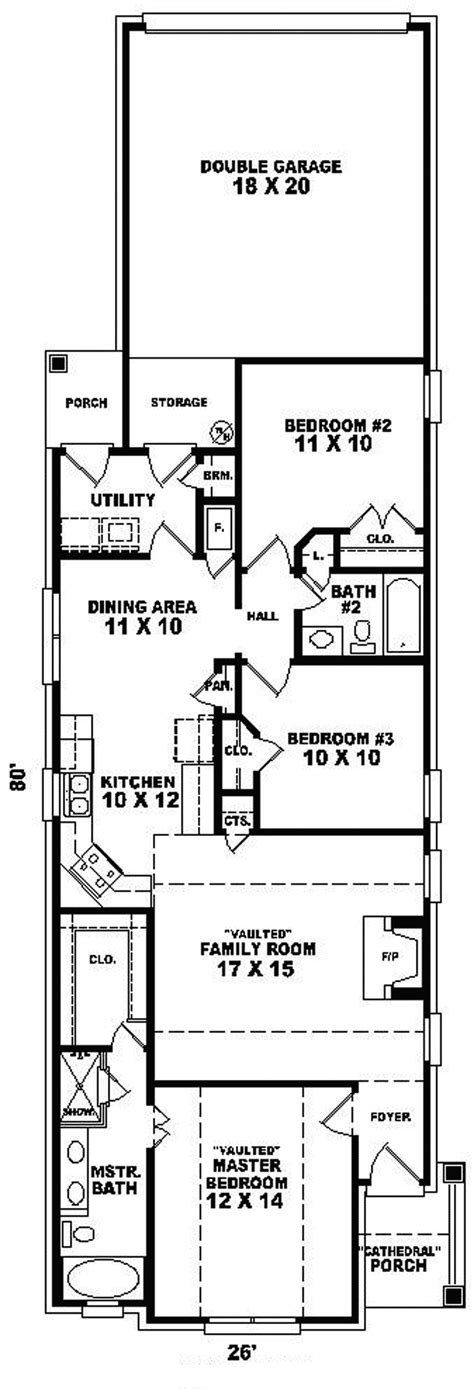 narrow house plans jhmrad