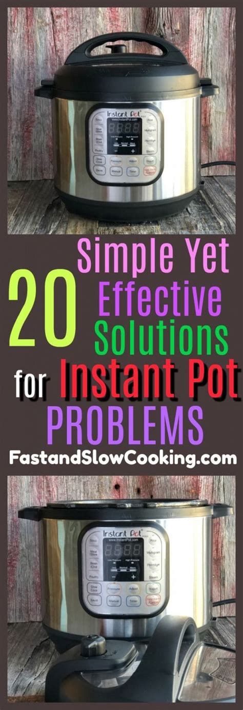 20 Simple Yet Effective Solutions For Instant Pot Problems Instant