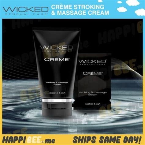 Wicked Creme Masturbation Cream🍯male Cum Jack Off Massage Oil Lotion