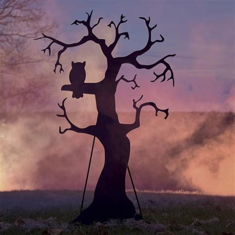 silhouette spooky tree grandin road