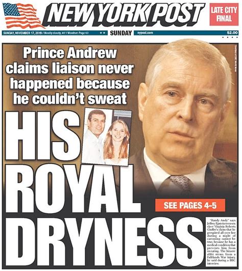 International Media Ridicules Prince Andrew For Bbc