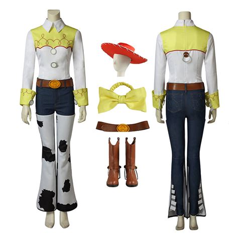 Disney Pixar Toy Story 2 Jessie Cosplay Costume Full Set