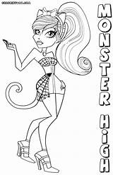 Monster High Coloring Pages Colorings sketch template