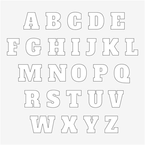 printable large size alphabet bubble letters