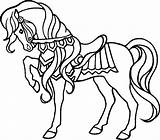 Coloring Pages Animal Printable Horse Majestic sketch template