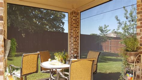 patio roll  shades longhorn solar screens retractable screens