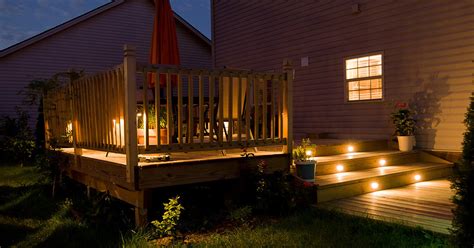 outdoor deck lighting ideas beauty safety  security