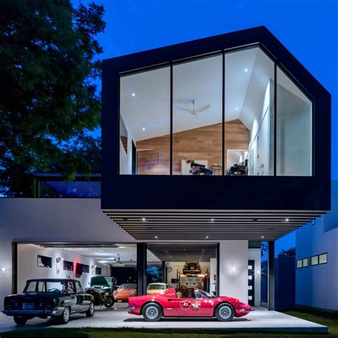 Eight Houses Designed By Architects To Show Off The Owners Car Collections