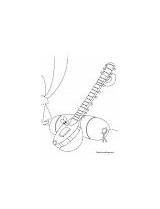 Sitar Coloring Pages sketch template
