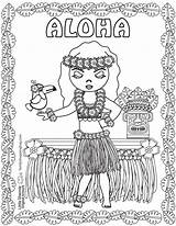 Luau Pages sketch template