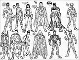 Coloring Superhero Pages Super Hero Marvel Justice League Superheroes Heroes Printable Print Batman Christmas Color Villains Kids Drawing Drawings Squad sketch template