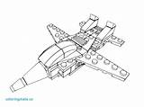 Lego Coloring Pages Jet Airplane Colouring Printable Jets Drawing Print 3d Getcolorings Colour Getdrawings Unbelievable sketch template