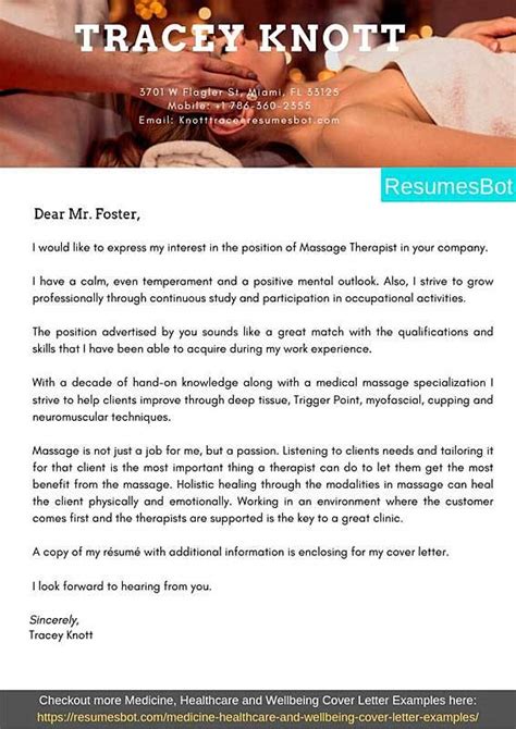 cover letter  occupational therapist