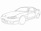 Nissan S15 Desenho Zum sketch template