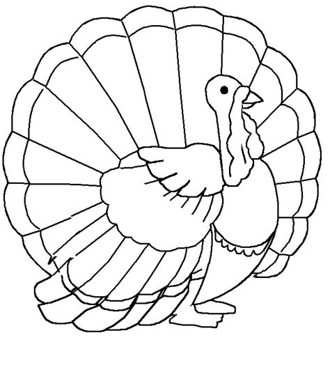 printable turkey coloring page  kids