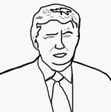 Donald Trump Drawing Getdrawings sketch template