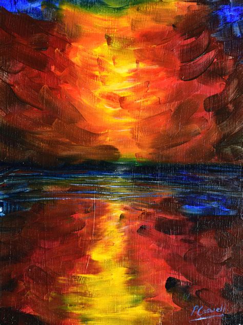 sunset paintings  sale pete caswell