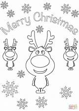 Postales Reindeer Tarjeta Navidenos Navidena Renos Children Reindeers sketch template