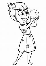 Gioia Personaggi Riley Trolls Emozioni Divertidamente Sfera Ricordi Controlla Cartone Disegnare Tristezza Coloradisegni Risultati Tegninger sketch template