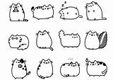 Pusheen Coloring Cats Pages Printable Kids Book Coloringonly Imgcolor Sleeping Ice Cream sketch template