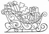 Sleigh Sled Traineau Pere Dessin Preschoolactivities Chicle Slee Crafts sketch template