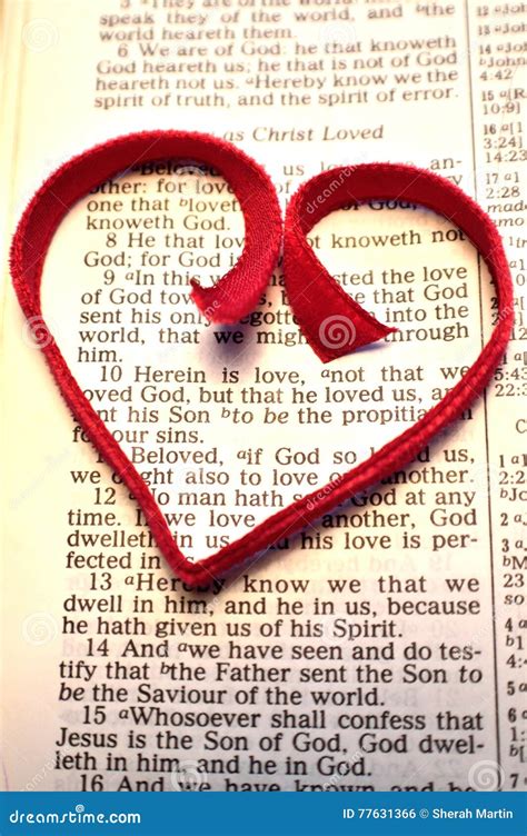 valentine  day bible verse  red heart stock photo image  heart