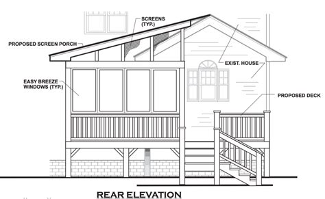 season screened porch deck addition  plan  construction