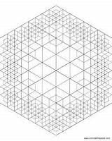 Hexagonal sketch template