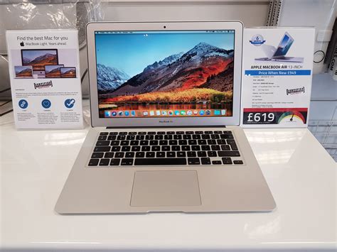 apple macbook air   core  gb gb ssd high sierra laptop workshop