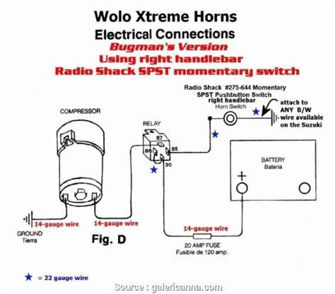 motorcycle horn relay diagram  wolo wiring diagrams wiring diagram horns car horn wire