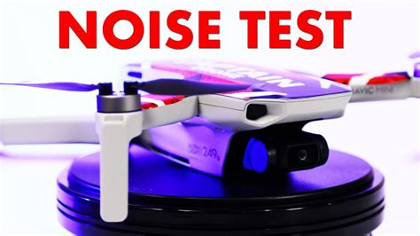drone prop noise test dji mavic mini  dji spark  parrot anafi  mavic air youtube