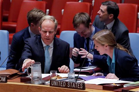 uk ambassador walks    security council meeting  war crimes