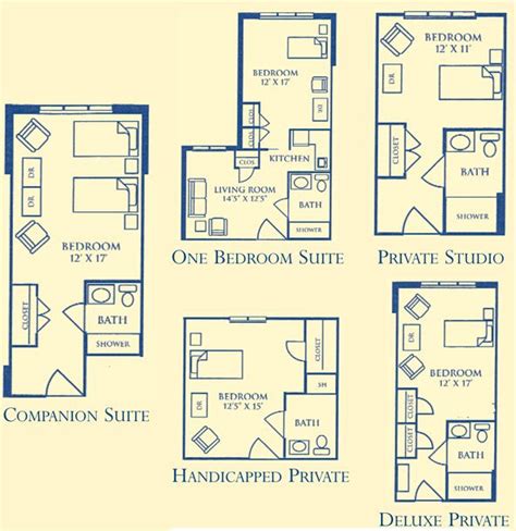 assisted living facility dementia friendly floor plan google search assisted living