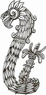 Serpiente Emplumada Quetzalcoatl Aztecas Dibujo Mayas Kukulkan Aztec Azteca Kukulcan Tribales Mayan Quetzal Quetzalcóatl Inca Ecured Visitar Nuberoja País Región sketch template