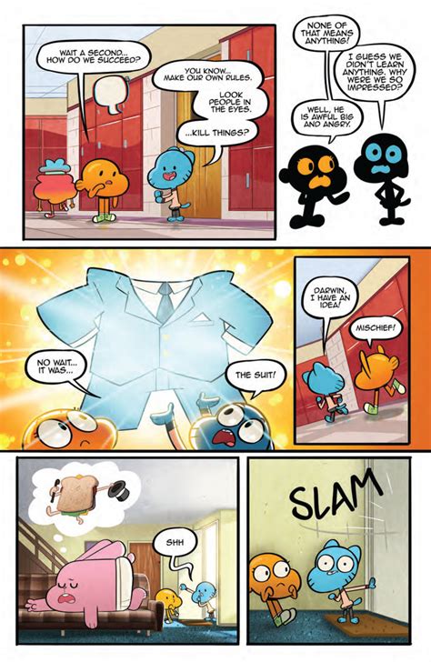 exclusive preview the amazing world of gumball 6 13th dimension comics creators culture