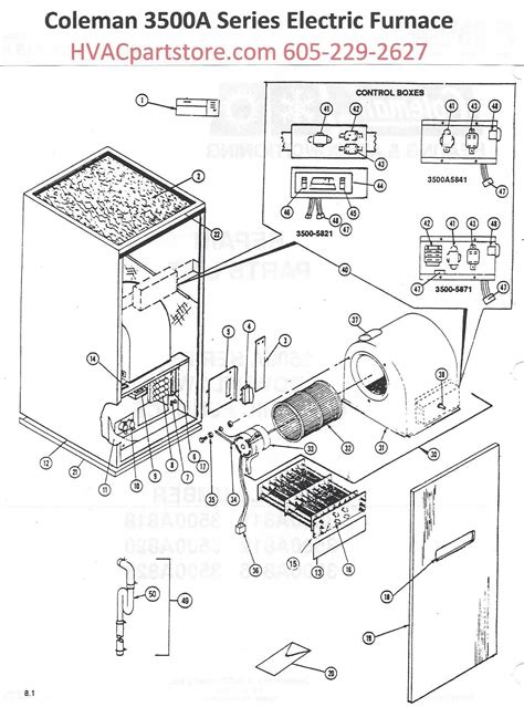 wiring diagram coleman electric furnace