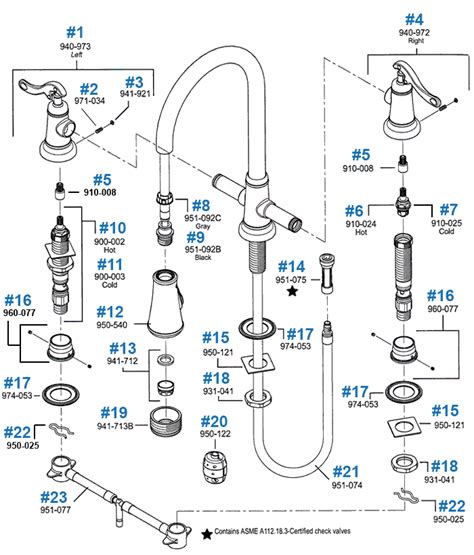 pull  kitchen faucet parts    kitchen