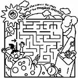 Maze Coloring Magical Ellie Morning Desert Pages Crayola Au sketch template