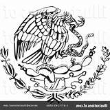 Eagle Mexican Getdrawings Mexico Drawing sketch template