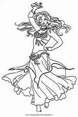 Coloring Pages Dance Belly Dancer Dancers Da Colorare Irish Disegni Printable Colouring Dancing Ventre Danza Adult Ballerina Drawings Paintings Just sketch template