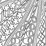 Licorice Swirl sketch template