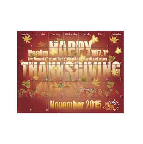thanksgiving calendar design  behance