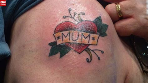 inked  love tattoos  honor mom cnn