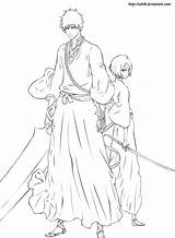 Bleach Ichigo Coloring Rukia Pages Deviantart Anime Para Hot Popular Matsumoto Rangiku Desenho Coloringhome sketch template